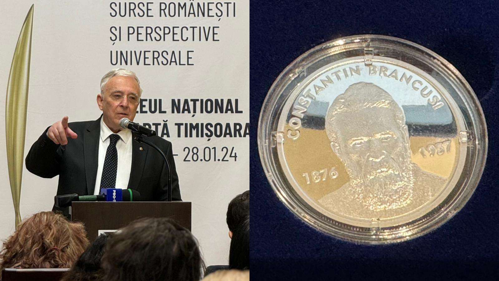 BNR a lansat moneda omagială Brâncuși