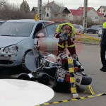 Motociclist rănit, la Timișoara