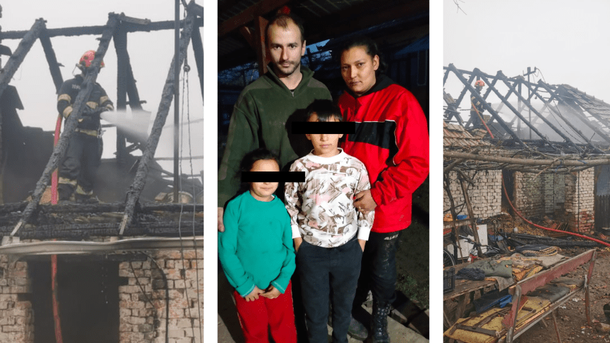 Familie fără locuință, Sacoșu Mare