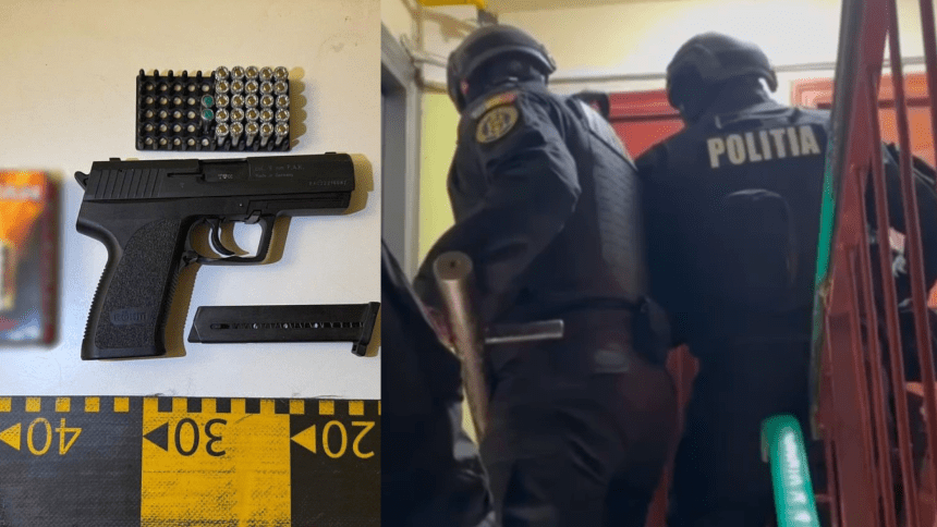 A tras cu arma în noaptea de revelion