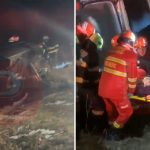 Accident rutier grav pe DJ 609, între Bethausen și Cliciova – echipaje de intervenție, autospeciale de descarcerare și ambulanțe la fața locului. Cinci persoane rănite, inclusiv trei copii, transportate la spital.