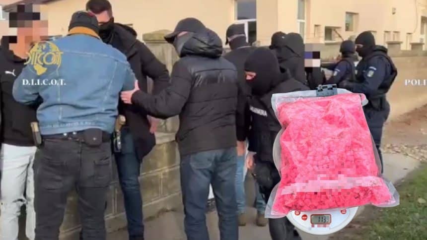 Doi traficanți de droguri prinși în flagrant de DIICOT în Timișoara și Arad, cu 5.500 de comprimate ecstasy și țigări de contrabandă.