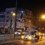 Clădirea Casei de Pensii Timiș, afectată de întreruperea internetului după tăierea cablurilor aeriene.