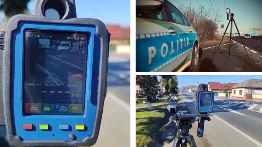 Radar inteligent în Timiș, parte din sistemul e-Sigur, care monitorizează viteza și verifică dacă șoferii poartă centura de siguranță, trimite amenzile direct acasă
