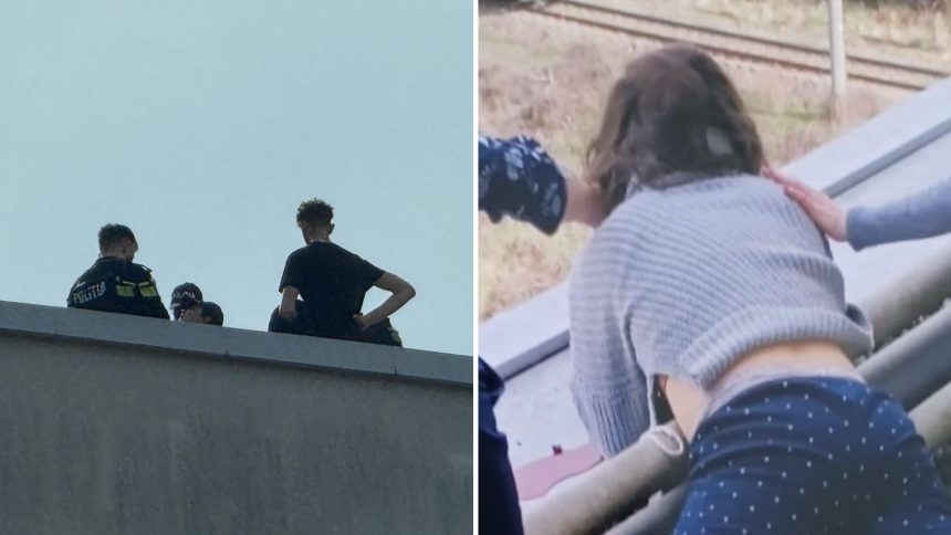 O tânără de 28 de ani s-a aruncat de la etajul 8 al unui bloc din Timișoara, fiind salvată de terasa de la etajul 5. Salvatorii SMURD au intervenit rapid, iar poliția investighează cazul