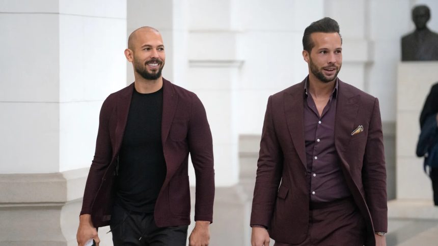 Procurorul General din Florida anunță o anchetă penală împotriva fraților Andrew și Tristan Tate după revenirea lor în SUA.