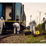 Locul tragediei din Oradea unde o femeie a fost ținută pe șine și lovită mortal de tren
