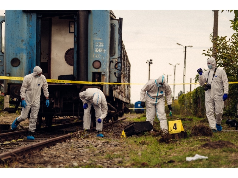Locul tragediei din Oradea unde o femeie a fost ținută pe șine și lovită mortal de tren