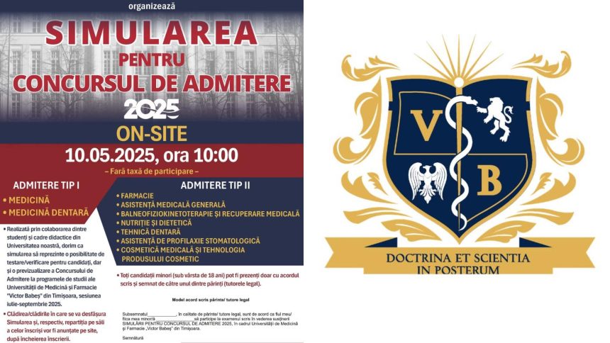 Simularea pentru Concursul de Admitere 2025