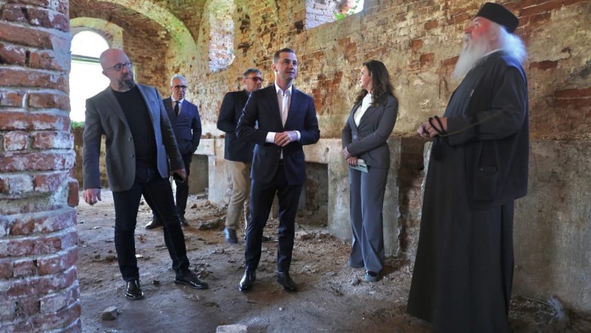 Vedere a Conacului Banloc, monument istoric din județul Timiș, vizat pentru reabilitare și transformare culturală