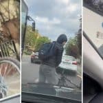 Incident șocant cu bicicleta