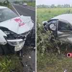 Două autoturisme s-au ciocnit frontal pe strada Hezerișului, în urma pierderii controlului volanului de către o șoferiță de 22 de ani.