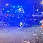 Accident rutier pe Bulevardul Ripensia din Timișoara, intervenție a ambulanței și poliției în urma coliziunii dintre două autoturisme.