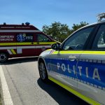 Mașină ieșită de pe carosabil între Timișoara și Jebel, după ce șoferul băut a pierdut controlul volanului