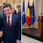 Nicușor Dan la ceremonia de învestire ca președinte al României, alături de oficiali