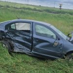 Accident rutier pe DN6 – două mașini avariate după impact