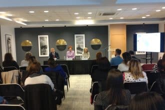 Seminar organizat de AJOFM Timiș și CCIAT la Timișoara în 1 iulie 2025, dedicat angajatorilor și noilor reglementări din piața muncii