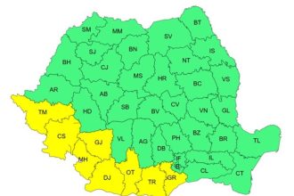 Cod galben de caniculă în România: temperaturi de până la 36°C