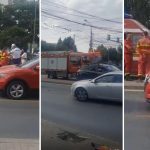 Șofer la spital după ce a provocat un accident