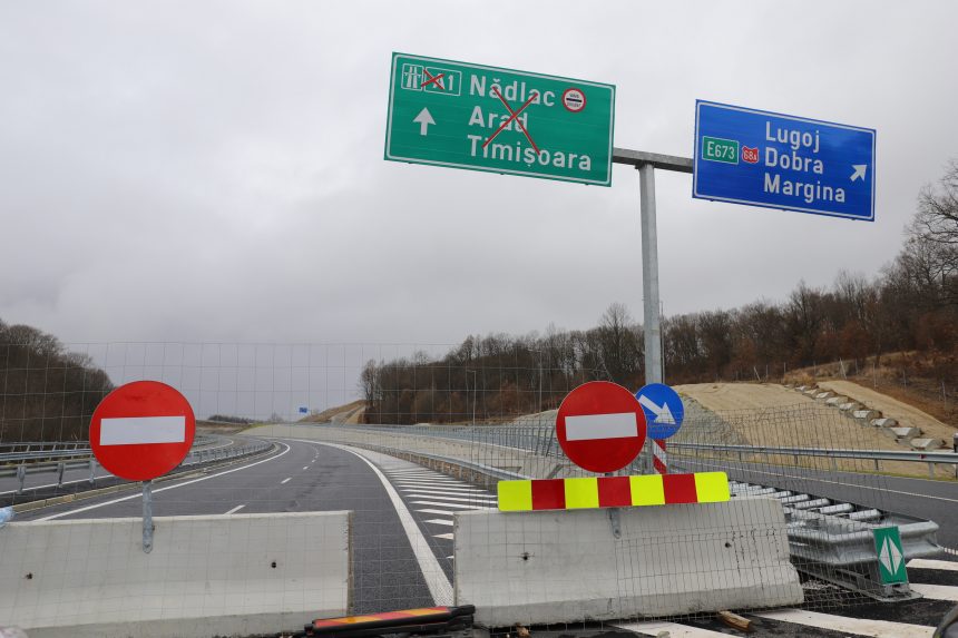 Autostrada A1 închisă temporar pentru lucrări de asfaltare