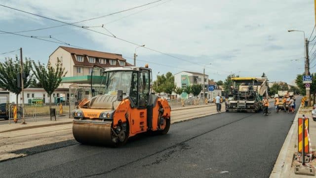 Reparații bulevardul Rebreanu