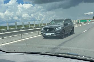 Șooc pe A1! Șofer pe contrasens