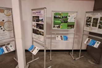 Proiect de grădină sustenabilă realizat de studenții USVT, expus la Iulius Mall Timișoara în cadrul expoziției de peisagistică 2025