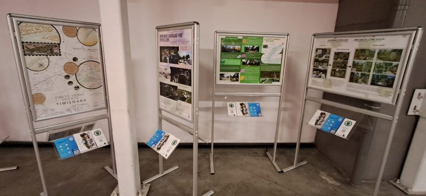 Proiect de grădină sustenabilă realizat de studenții USVT, expus la Iulius Mall Timișoara în cadrul expoziției de peisagistică 2025