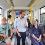 Autobuz în Timișoara, ilustrație pentru noul sistem de e-ticketing