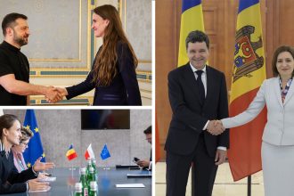 Oana Țoiu și Nicușor Dan, lideri ai unei politici externe active a României, în vizite la Kiev și Republica Moldova.