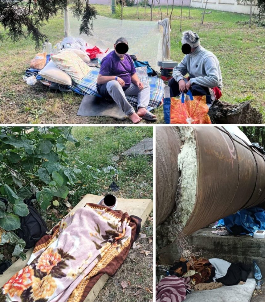 Polițiștii locali din Timișoara preiau zilnic cerșetorii și oamenii străzii