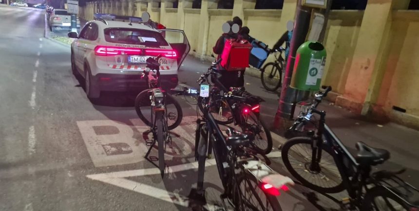 Amenzi record pentru bicicliști și trotinetiști indisciplinați