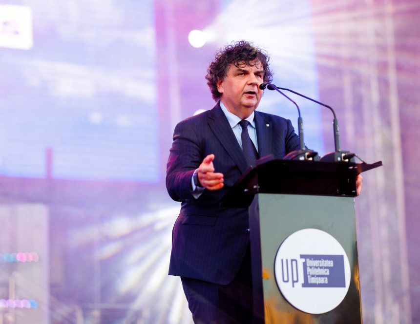 Florin Drăgan, rectorul Universității Politehnica Timișoara, face apel la cadrele didactice să deschidă anul școlar 2025-2026 indiferent de proteste