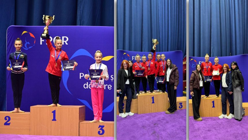 Sophia Wurtz, campioană la „Cupa României” – CSȘ nr.1 Timișoara, gimnastică ritmică 2025