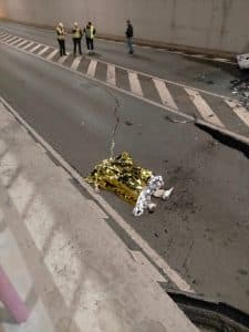 Accident Pasajul Michelangelo