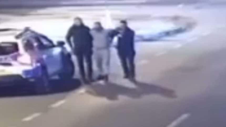 Șoferul care a împins o mașină spre Bega, prins