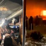 Fum, foc și disperare în fața barului Constellation din Crans-Montana, după incendiul care a curmat zeci de vieți în noaptea de Revelion