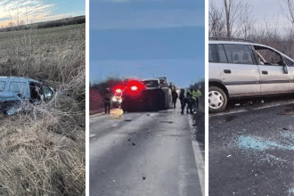 Accident rutier în Beregsău Mare, cu două autoturisme implicate și intervenție SMURD