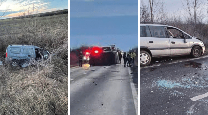 Accident rutier în Beregsău Mare, cu două autoturisme implicate și intervenție SMURD