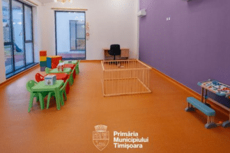 Noua creșă din nordul Timișoarei, investiție de 6,3 milioane de lei, cu săli de joacă și locuri pentru copii