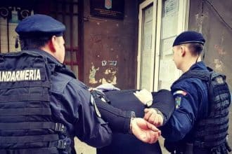 Bărbat de 23 de ani prins de jandarmi într-un parc pentru copii din Timișoara, urmărit pentru furt