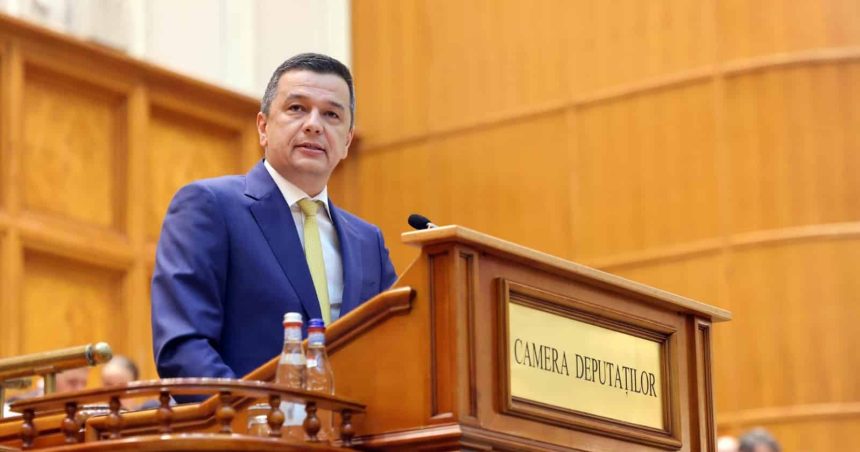 Liderul PSD Sorin Grindeanu explicând excepțiile de la tăierile de 10% pentru poliție și armată