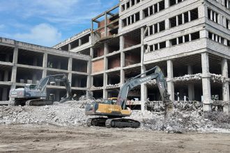 Terenul viitorului Institut Oncologic Timișoara de pe Calea Torontalului