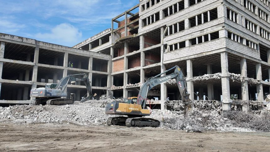 Terenul viitorului Institut Oncologic Timișoara de pe Calea Torontalului