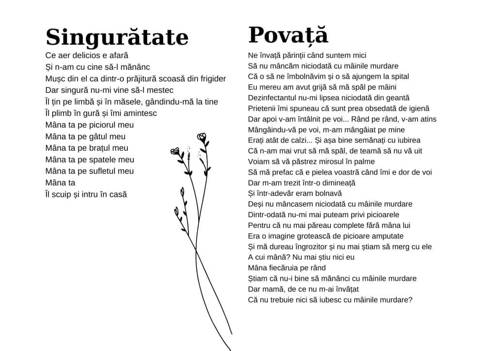 Lucrări de artă și poezie expuse la Campusul Creativ al Universității Politehnica Timișoara în cadrul evenimentului Your Best Yet.