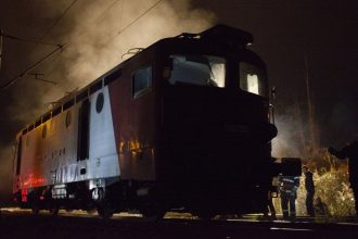Tren deraiat între Holdea și Margina, locomotivă ieșită de pe șine pe linia ferată din Timiș