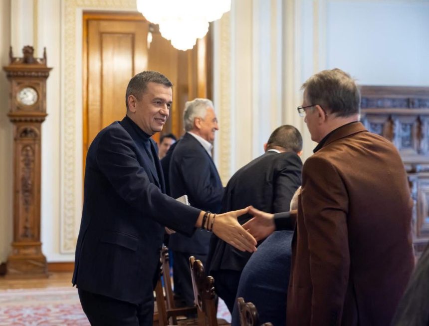 Sorin Grindeanu discută despre nemulțumirile sindicatelor privind lipsa dialogului cu premierul în Parlament