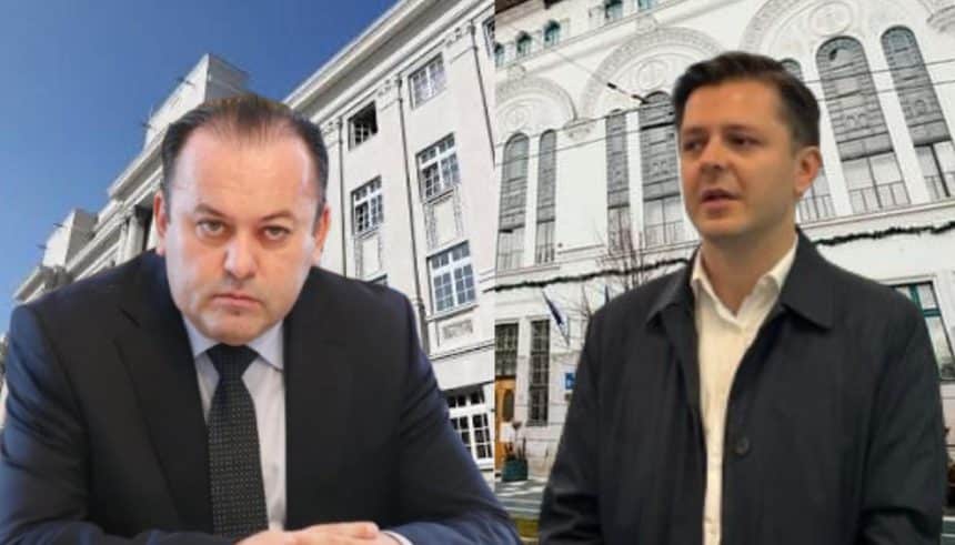 Colaj cu viceprimarul Ruben Lațcău și vicepreședintele CJ Timiș, Alin Popoviciu