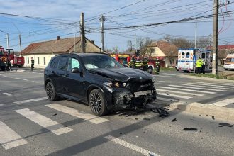 Accident grav în Dumbrăvița