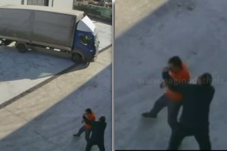 Bărbat agresat violent în Timiș de fiul unui fost primar, surprins de camerele de supraveghere